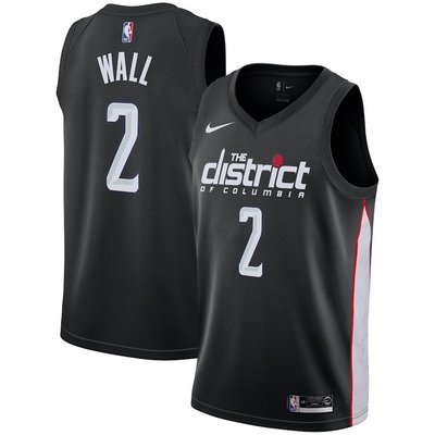 約翰·沃爾(John Wall) NBA 華盛頓巫師隊 城市版 球衣2號