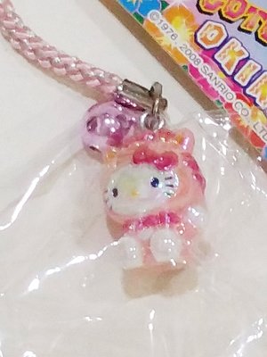 三麗鷗 凱蒂貓 Hello Kitty 全新品沖繩限定風獅爺2019令和年造型吊飾  御守吊飾