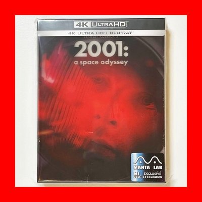 【4K UHD】2001太空漫遊 4K+BD+BONUS三碟雙面幻彩盒限量鐵盒版(台灣繁中字幕)