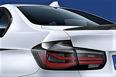 【歐德精品】德國原廠BMW 3系列F30.F80  M Performance LCI黑線尾燈,LED全新燻黑外觀 320.330.M3