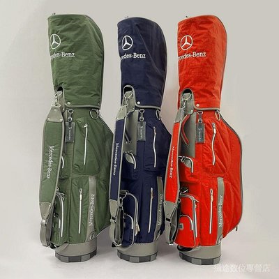 新款推薦 BercedesBenz賓士高爾夫球包支架包雙肩背 輕便男球桿袋超輕-可開發票