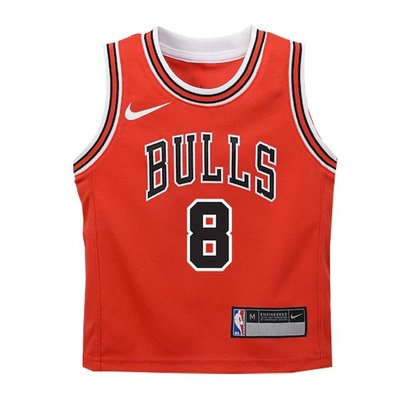 正版 NBA 美國職籃 NIKE Chicago Bulls  Lavine 芝加哥 公牛隊 拉文 8號  兒童 球衣
