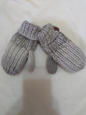 (全新）ROOTS兒童針織內刷毛手套（7歲）