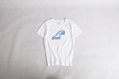 現貨#日本 Agnes b 小B angesb 專櫃名品 螢光小恐龍 LOGO 短袖T恤簡約
