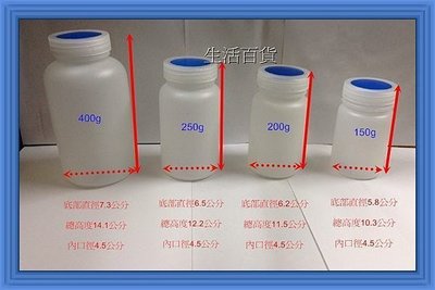 塑膠廣口瓶 1000cc一支12元 塑膠容器 分裝瓶 PE瓶 台灣製造