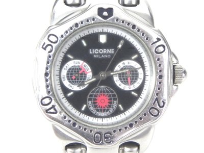 [專業] 三眼錶 [LICORNE-1994-0658] 力抗錶(獨角獸) 1994奧運紀念錶 三眼錶 石英表