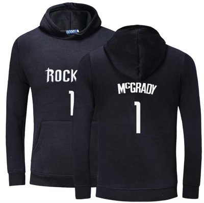 🌈Tracy McGrady長袖連帽T恤上衛衣🌈NBA火箭隊Nike耐克愛迪達T-Mac運動籃球衣服大學棉T男701