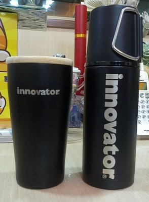 二手 瑞典品牌 Innovator 不鏽鋼保溫保冷瓶 + 不鏽鋼杯