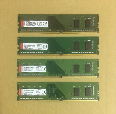 金士頓 DDR4 2666 4G*4條=16G 記憶體 單面