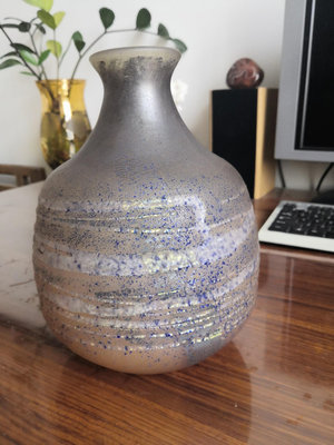 【二手】日本回流北海道老琉璃花瓶大器型做工精美品相如圖 回流 文玩 雜項【廣聚堂】-1988