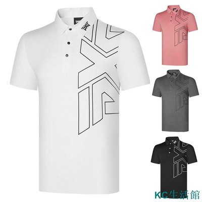MK生活館【 高品質高爾夫】高爾夫球衣 高爾夫裝備 2022夏季高爾夫男服裝戶外運動Polo衫透氣排汗短袖T恤速乾球衣