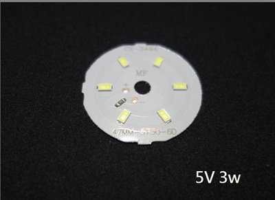 【423】3W LED 燈板 3.7V 4.5V 5V 支援USB 行動充電 5730LED 夜遊活動 維修