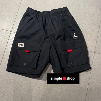 【Simple Shop】NIKE JORDAN 大口袋 運動短褲 工作褲 工裝褲 黑色 男款 DA7240-010