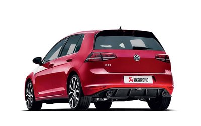 【樂駒】Akrapovic 蠍子 鈦合金 排氣 系統 VW Golf 7 GTI 改裝 套件 排氣管 精品