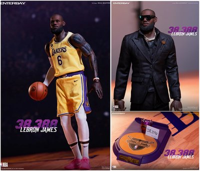【神經玩具】預購 ENTERBAY RM-1090 NBA LeBron James 詹姆士2023年總得分紀錄版