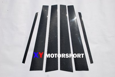 XY MOTORSPORT BENZ W210 B+C柱 CARBON 飾板(100% 台灣製造壓克力硬膜)