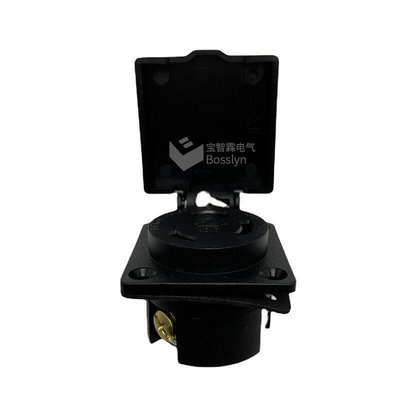 NEMA L6-30R防水插座 美式防松工業插座 美標發電機暗裝插座