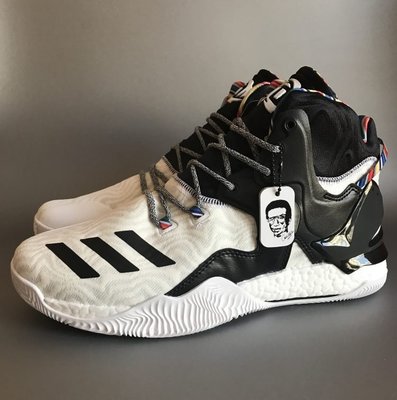 Adidas D Rose 7 阿迪达斯男子篮球鞋罗斯7代BHM 黑人月 BY3475