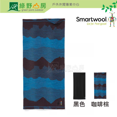 《綠野山房》SmartWool 美國 NTS 250素色長頸套 美麗諾羊毛 黑 SW017999001
