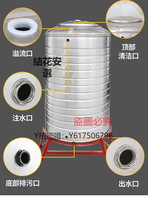 水桶 304不銹鋼水塔儲水罐水箱加厚家用蓄水桶樓頂增壓太陽能儲水桶