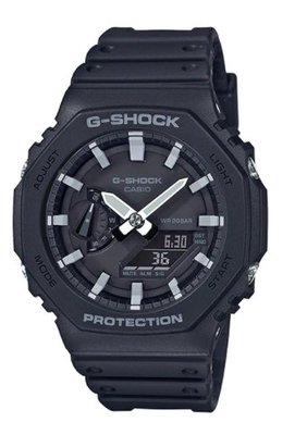 【萬錶行】CASIO G-SHOCK 簡約獨特 八角型錶殼  GA-2100-1A