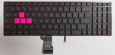 全新 ASUS ROG GL502 筆電鍵盤 (粉色)