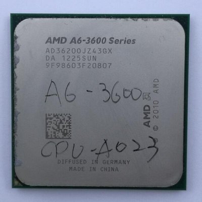 【冠丞3C】AMD A6-3600 FM1腳位 CPU 處理器 cpu-A023