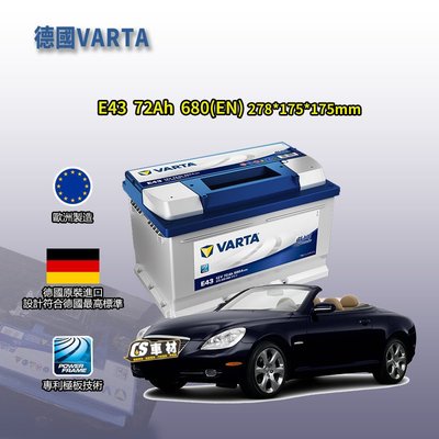 CS車材-VARTA 華達電池 LEXUS 淩志 SC430 代客安裝 非韓製