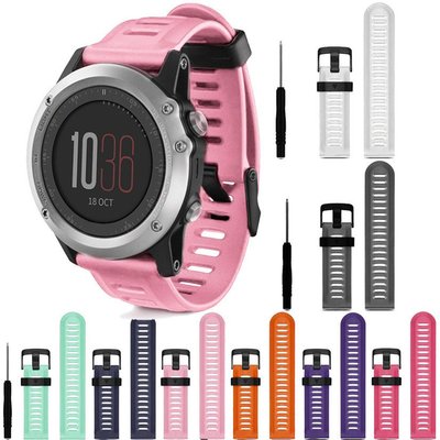 【小宇宙】Garmin Fenix 3 智能手錶錶帶 運動款 矽膠 耐磨 環保安全 耐高溫