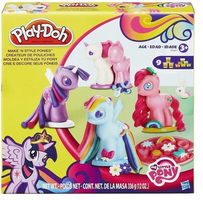 孩之寶 培樂多 彩虹小馬 遊戲組 Play-Doh Little Pony~請詢問庫存