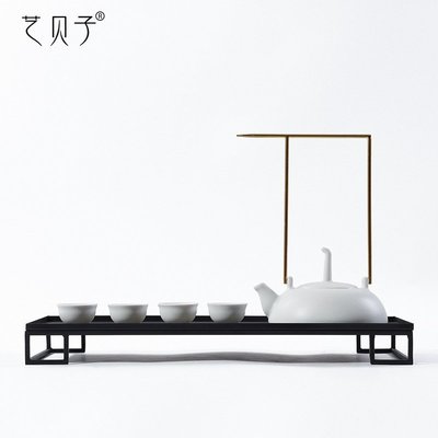 【熱賣精選】新中式樣板房茶室陶瓷茶具家居創意裝飾擺件客廳日式茶壺茶杯套裝