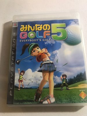 【二手尋寶屋】未測試 -101 PS 3 中古遊戲片/ps3 二手遊戲片/全民高爾夫5 Everybody's Golf