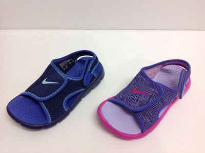 Nike 兒童/中童 黏貼帶設計運動款涼鞋 耐水性 防滑 尺寸：17cm~22cm