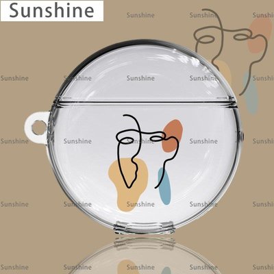 [Sunshine]藝術線條freebuds3保護套適用華為4i耳機殼華為pro簡約軟原創個性