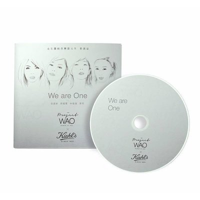 WAO 女生團結音樂節元年We are One 香港站單曲CD 張惠妹 林憶蓮 蔡健雅 那英 全新未拆封