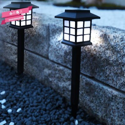 下殺-太陽能草坪LED燈 庭院花園家用燈戶外房屋小路別墅裝飾照明地插燈