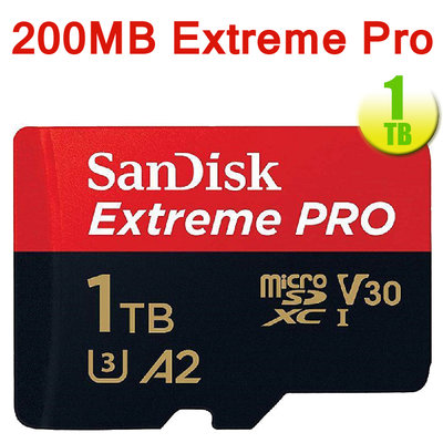 SanDisk 1TB 1T microSDXC 【Extreme Pro 200MB/s】micro SDXC