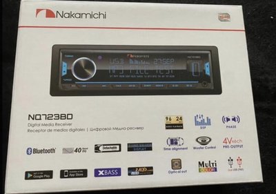 2022款現貨日本中道主機Nakamichi NQ723BD 藍芽音響主機MP3 藍芽主機 平價高質