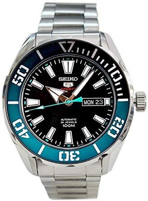 【金台鐘錶】SEIKO 精工 自動上鏈 潛水機械錶 45mm 水鬼 (綠框黑面) SRPC53K1