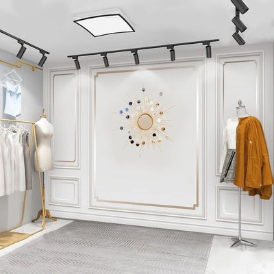 3d立體石膏線墻紙北歐簡約服裝店工作室直播間拍照背景墻裝飾壁紙