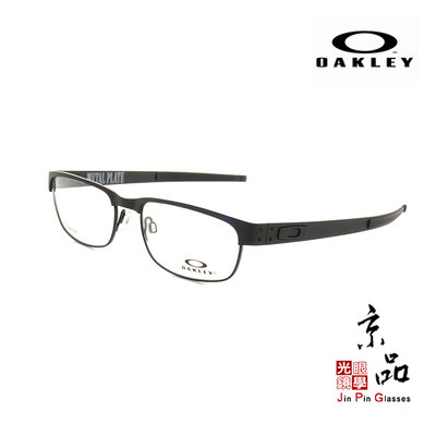 【OAKLEY】OX 5038 05 霧黑 METAL PLATE  鈦金屬鏡架 光學眼鏡 直營公司貨 JPG 京品眼鏡