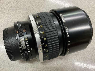 [保固一年] [高雄明豐] Nikon AIS 135mm F2 定焦 望遠 手動  便宜賣 [B259d]