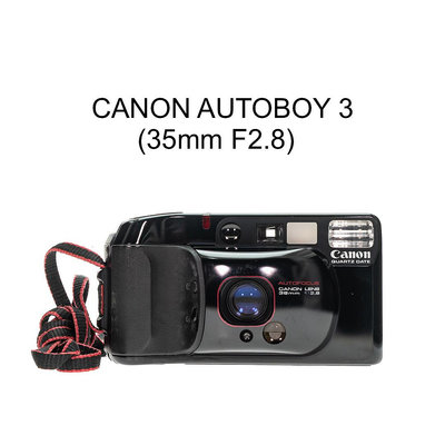 【廖琪琪昭和相機舖】CANON AUTOBOY 3 底片相機 F2.8 打印至2029 傻瓜 含電池 保固一個月
