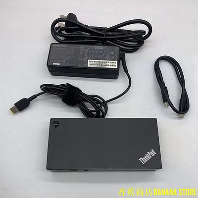 天極TJ百貨【】聯想ThinkPad USB-C 擴展塢 X1 Type外接網卡拓展4K 兼容雷電40A9