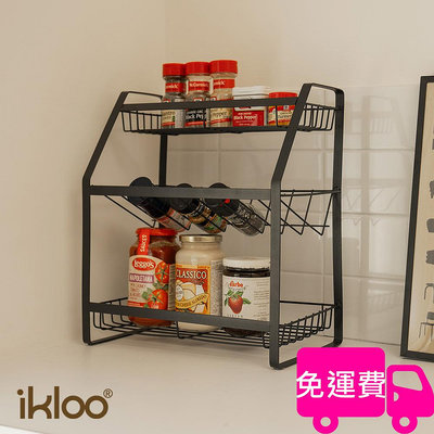 【方陣收納】ikloo多功能瓶罐置物架收納架廚房收納架BCF74(免運) 1入