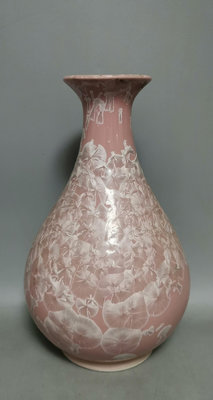 【二手】80年代   結晶釉花瓶一只 古玩 收藏 老貨 【華品天下】-1787
