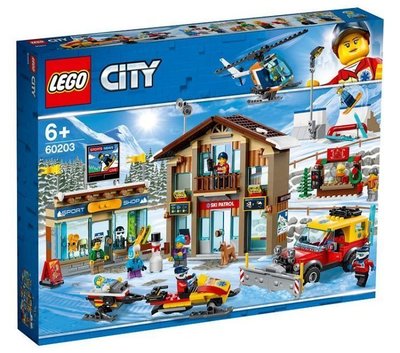 全新未拆封 正版 LEGO 樂高 City 城市系列 60203 滑雪度假村