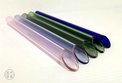 SGS認證 粗玻璃吸管 環保玻璃吸管組合 彩色玻璃斜口吸管 彩色吸管 彩色套組 珍珠粗細吸管 環保 台灣 玻璃吸管
