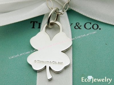 《Eco-jewelry》【Tiffany&amp;Co】稀有新款 幸運草墜飾項鍊 純銀925項鍊~專櫃真品 已送洗