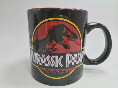促銷 (null)侏羅紀公園馬克杯美劇電影周邊陶瓷杯恐龍冒險大容量水杯科幻周邊 可開發票